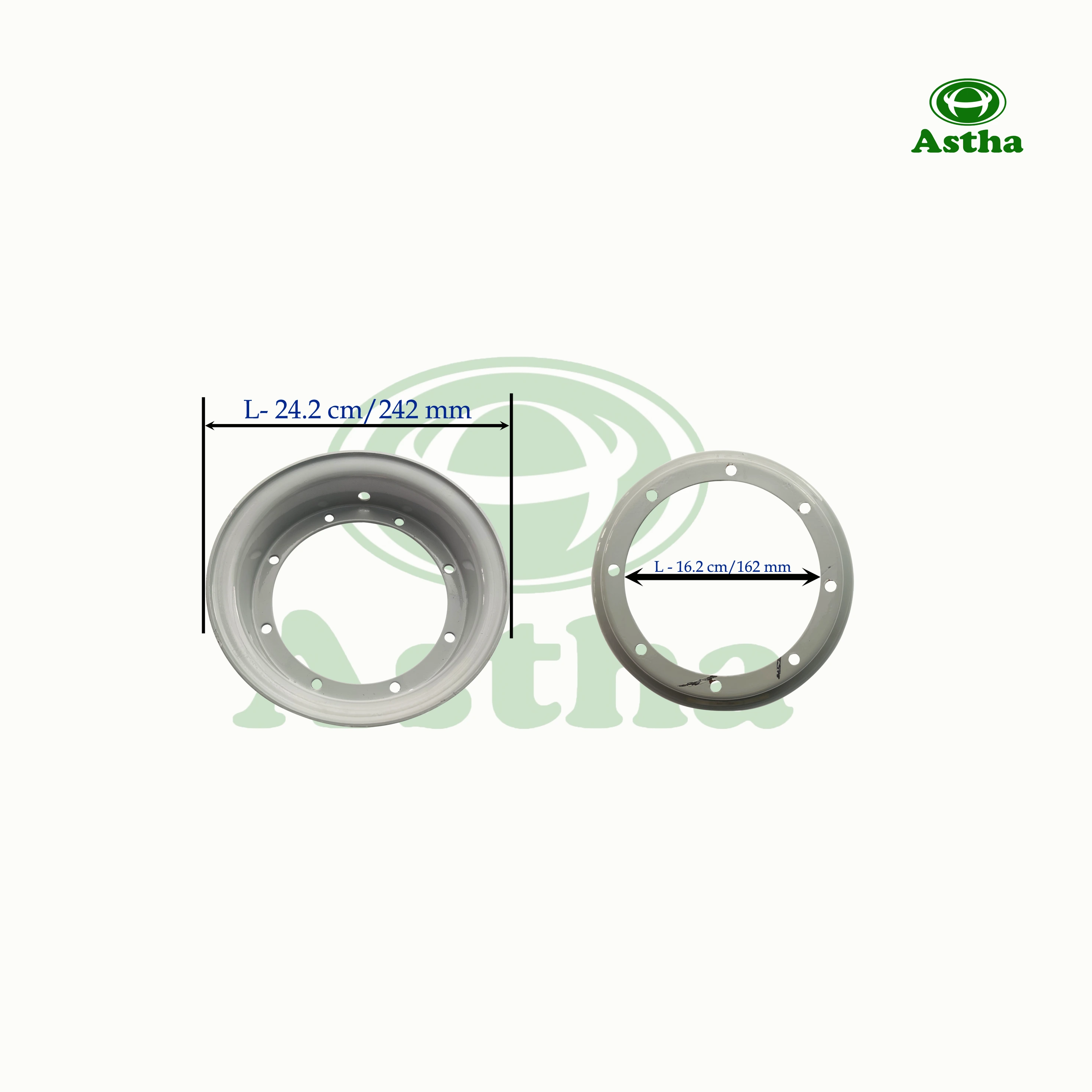 Wheel Rim Half Heavy 3W Bajaj RE 4St N/M